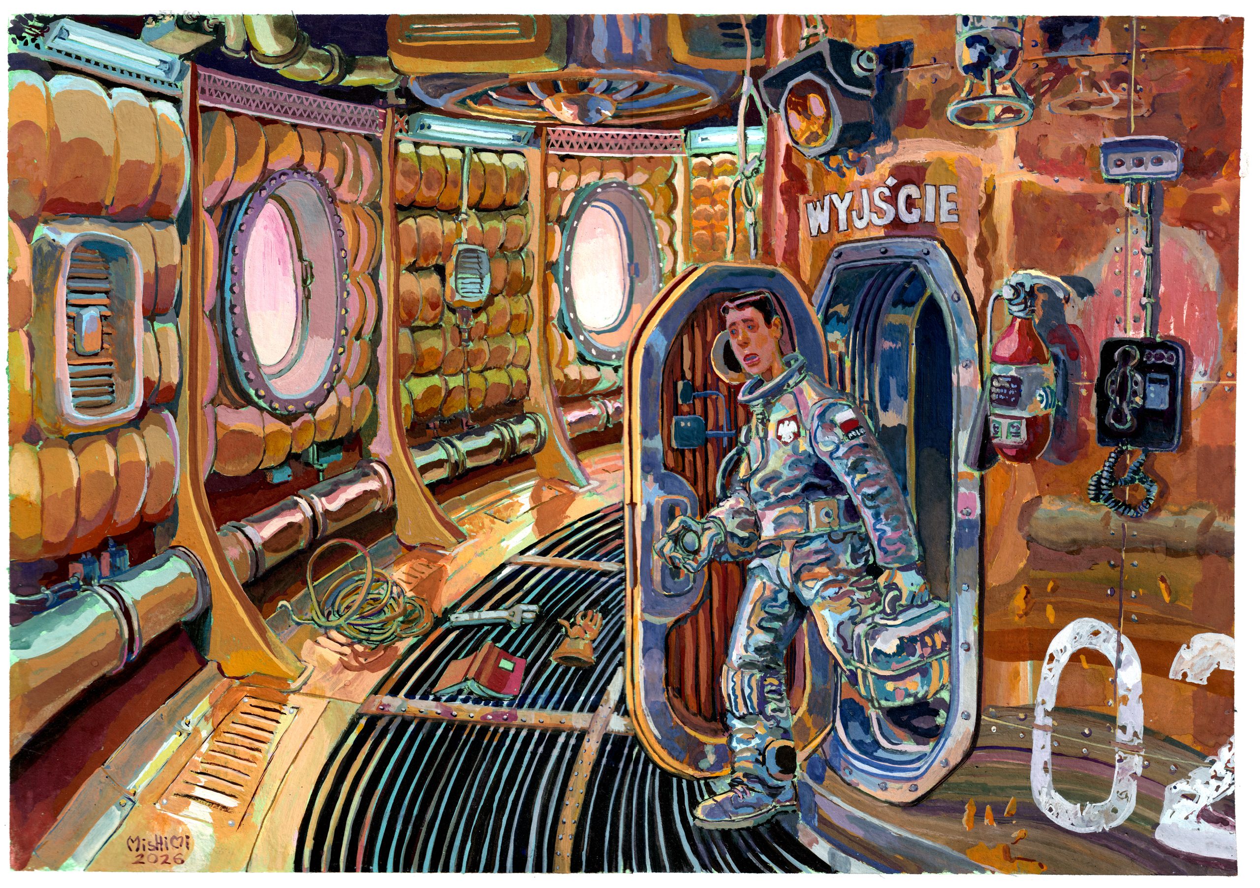 Kris Kelvin Arriving to the Solaris Station