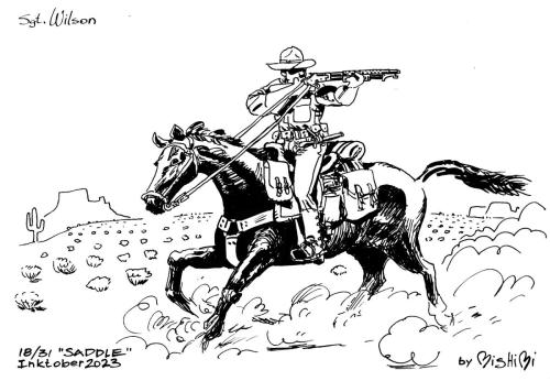 sgtWilson_saddle_inktober2023corr